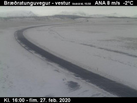 Imagen de vista previa de la cámara web Bræðratungu Route 359 - west